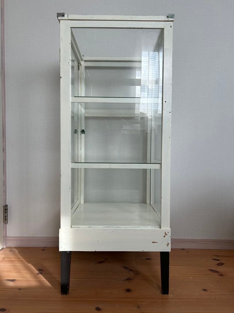 アンティーク　レトロ　ガラスショーケース