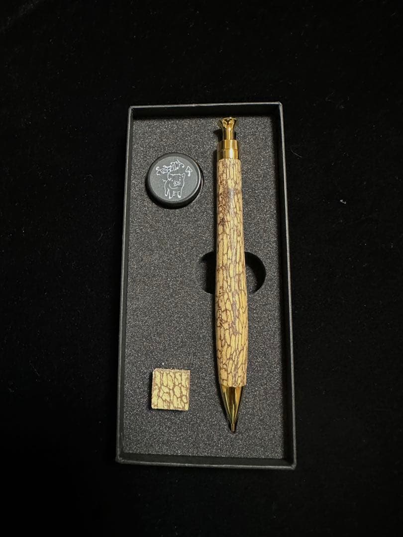 こぶた工房シャープペンシル グワバ極上 マイクロスポルテッド ゴールド0.5mm