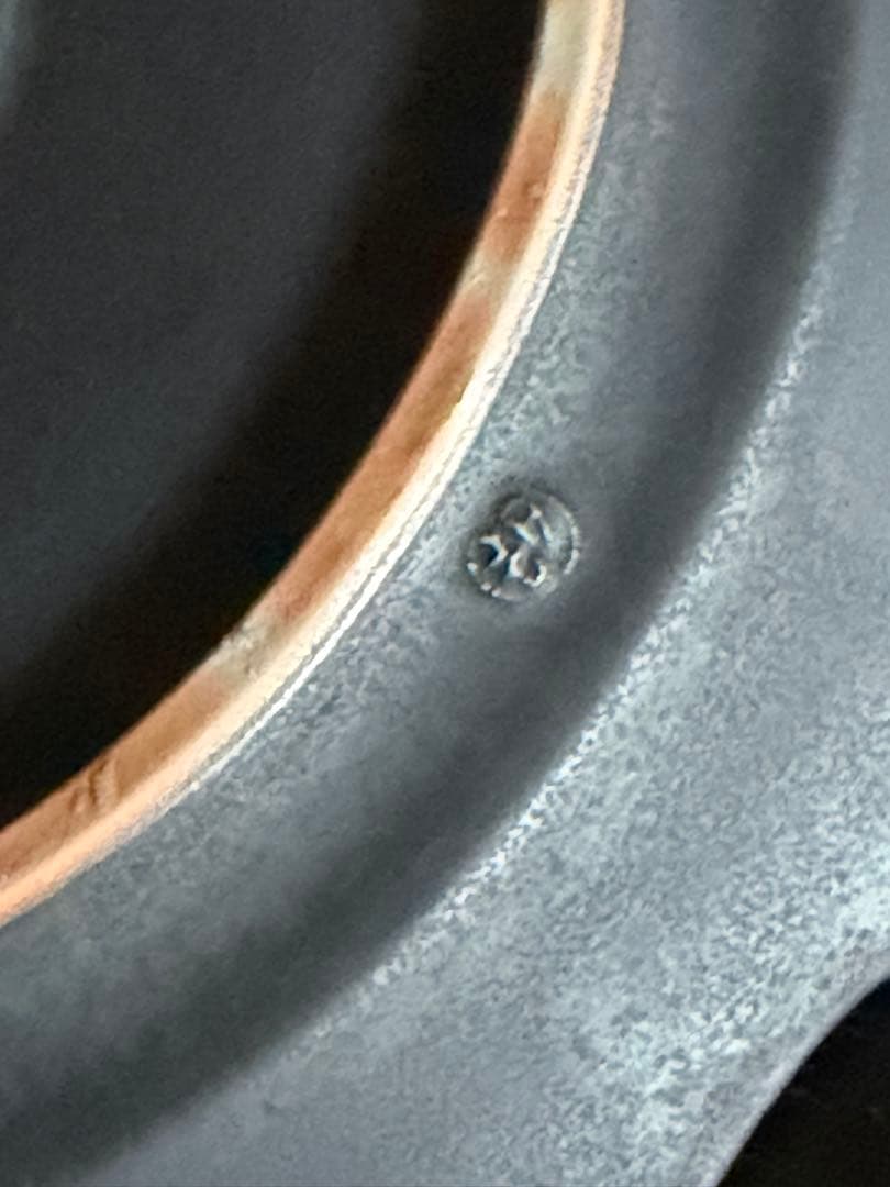 木下和美　｜黒釉yomoプレート　L 個展購入