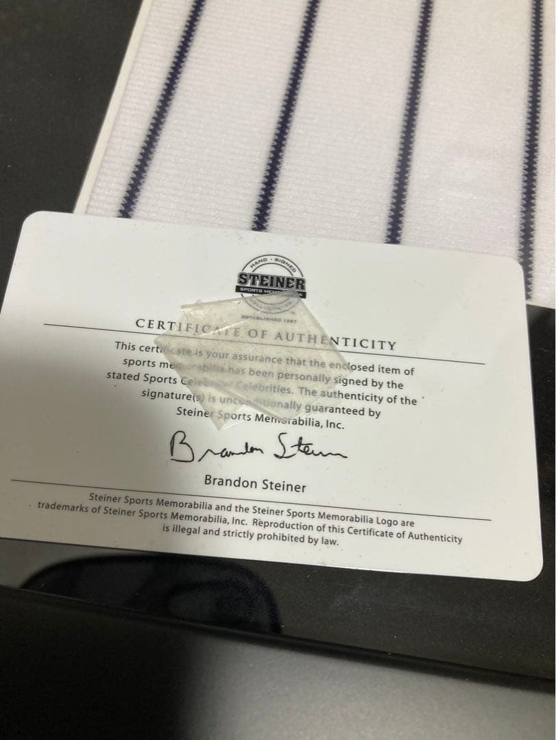 希少　刺繍サイン入り　MLB ヤンキース　 マリアノリベラ　ユニフォーム