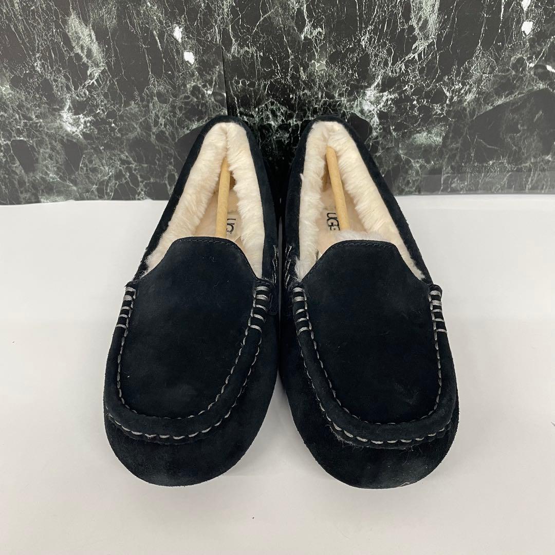 UGG アグ モカシン ANSLEY アンスリー ブラック 25cm