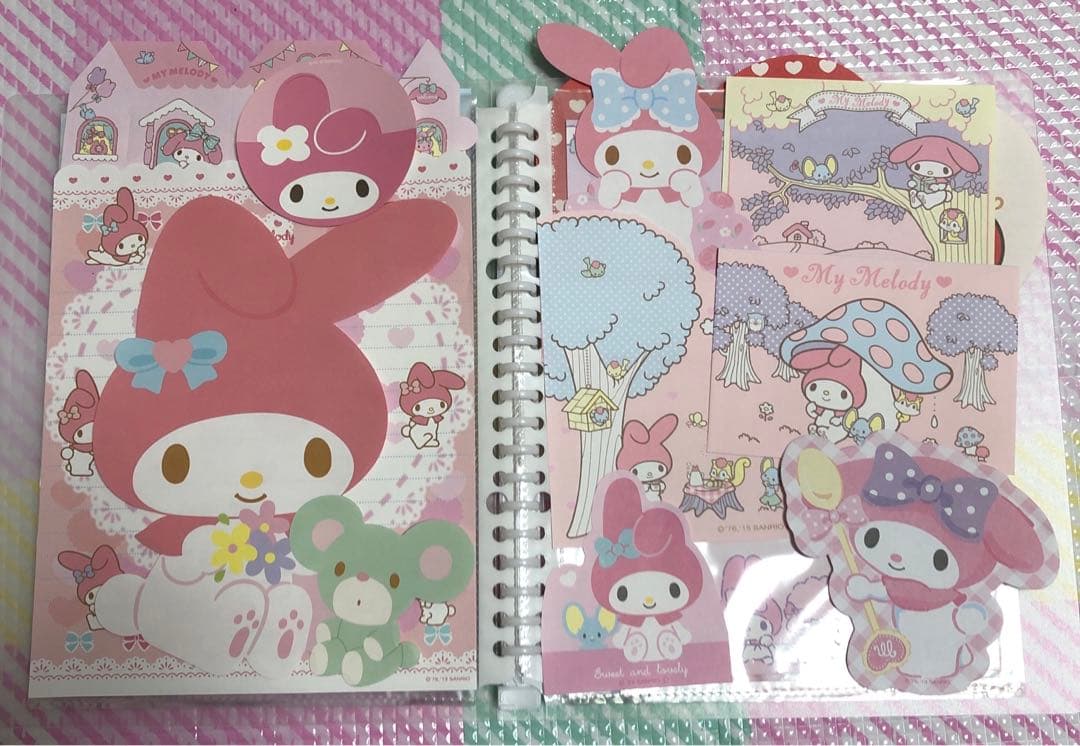サンリオ　おすそ分けファイル　メモ帳　バラメモ　キティ　キキララ マイメロ
