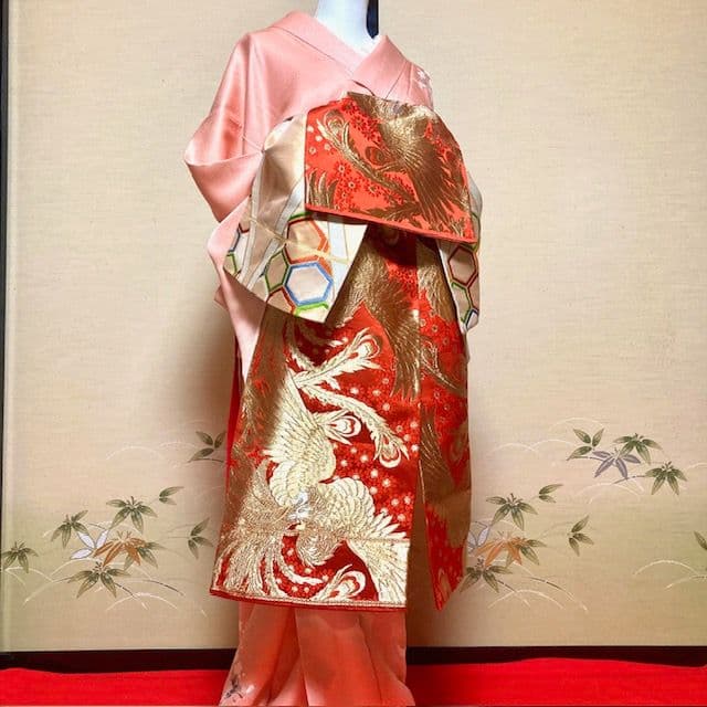 竜宮舞をんな 2Way 舞妓 双翼冠だらり帯『鳳凰華』