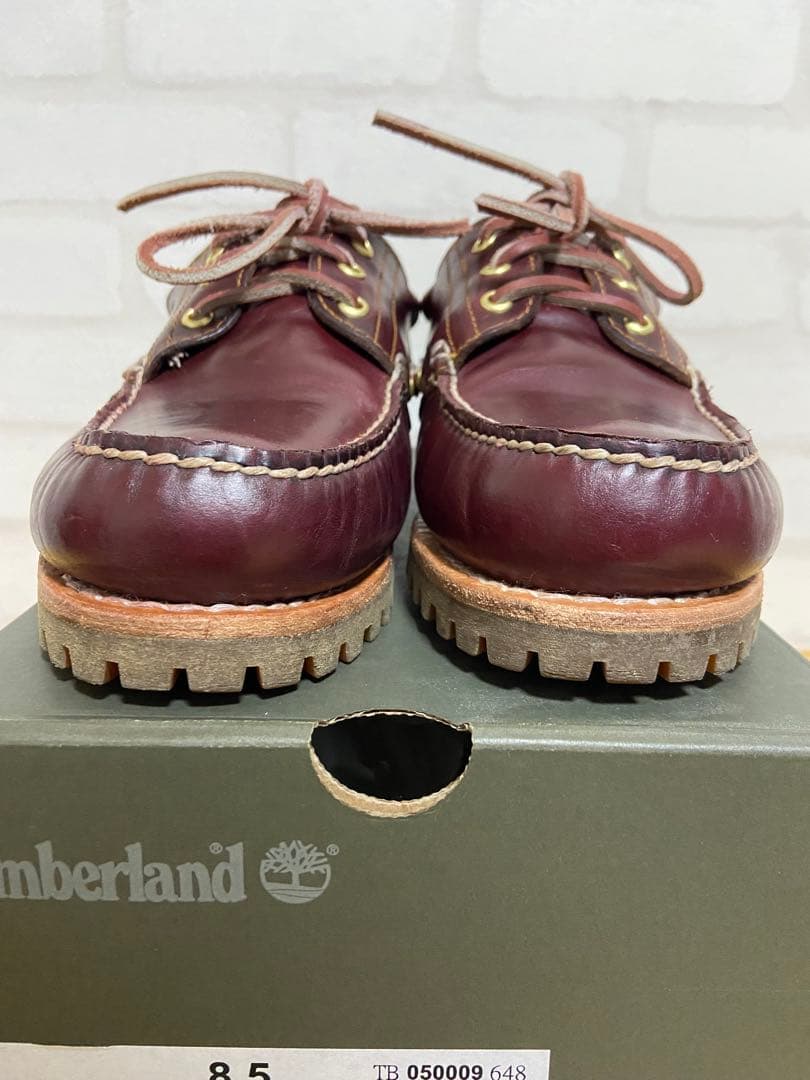 TIMBERLAND レザー デッキシューズ モカシン