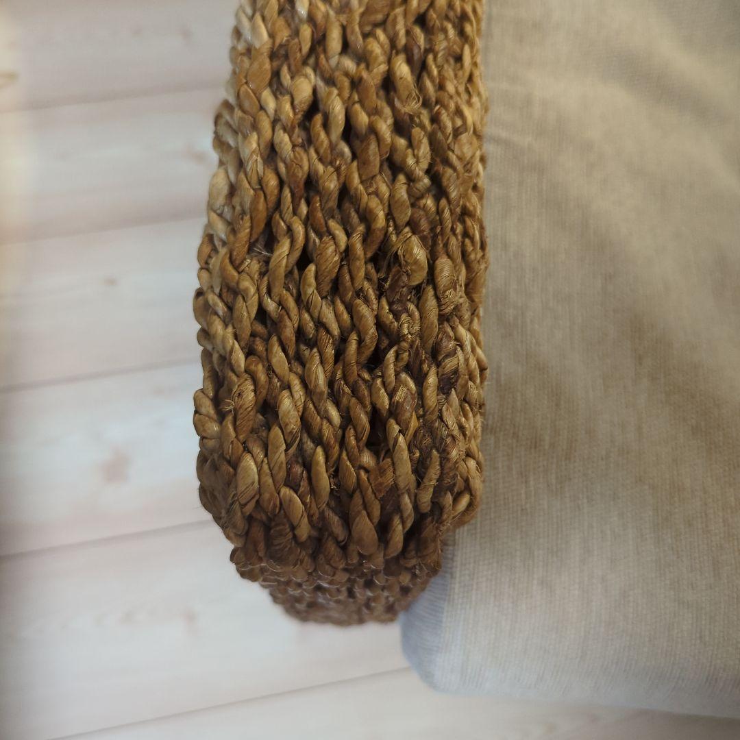 アバカ アジアン エスニック家具 1人掛けソファ ベージュクッション