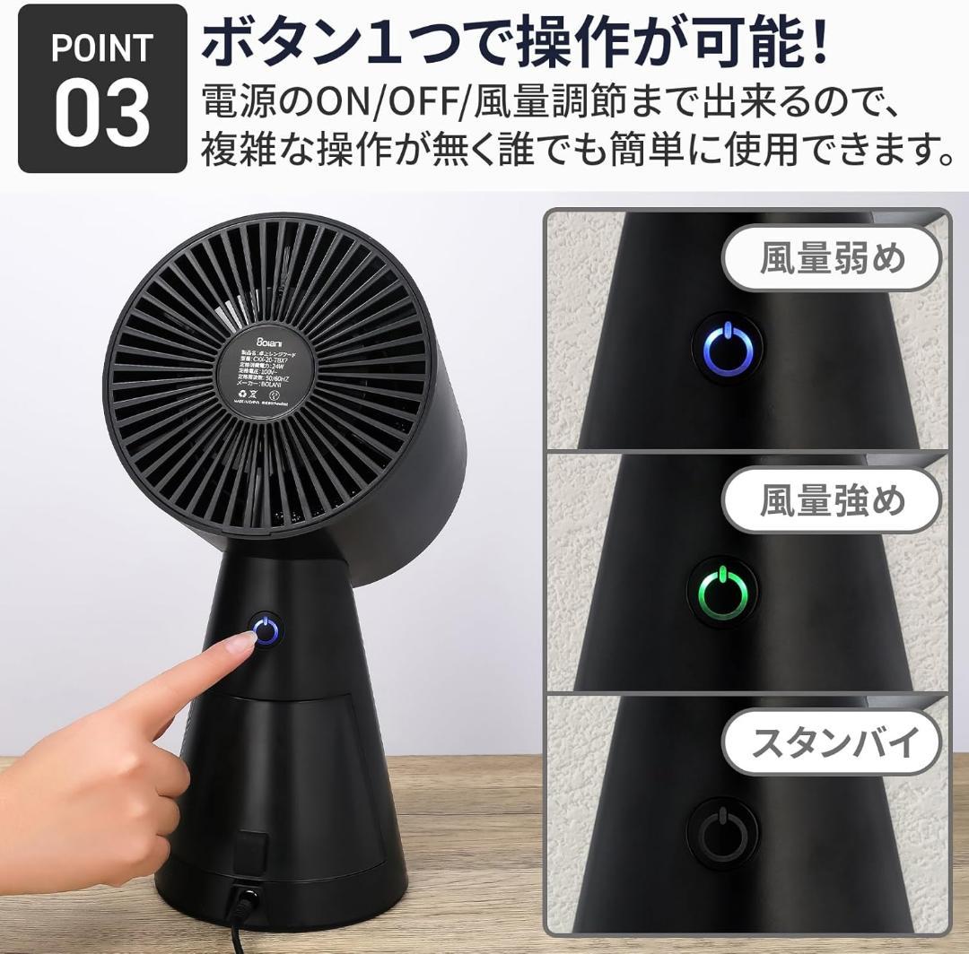 卓上レンジフード 卓上吸煙機 換気扇 焼肉煙吸引機 ポータブル換気扇