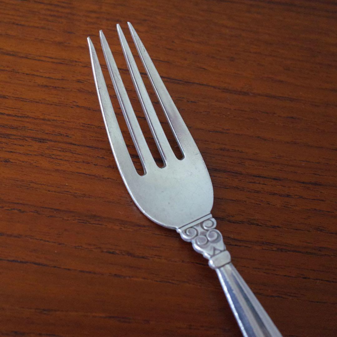 ジョージジェンセンAcornディナーフォーク/シルバーフォーク\北欧アンティーク