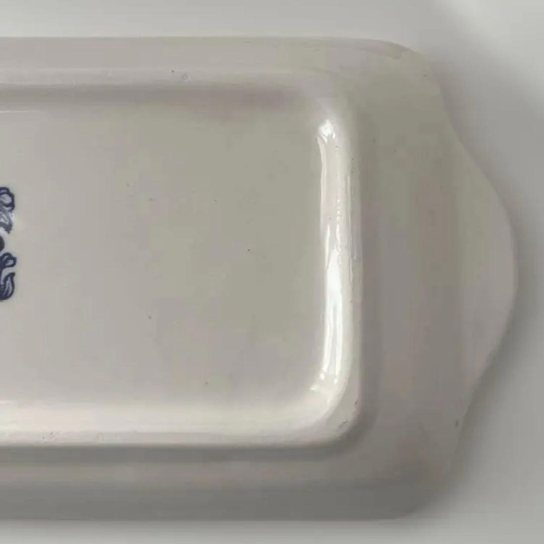 バーレイ プレート　burleigh サンドウィッチトレイ　ブルーキャリコ　新品