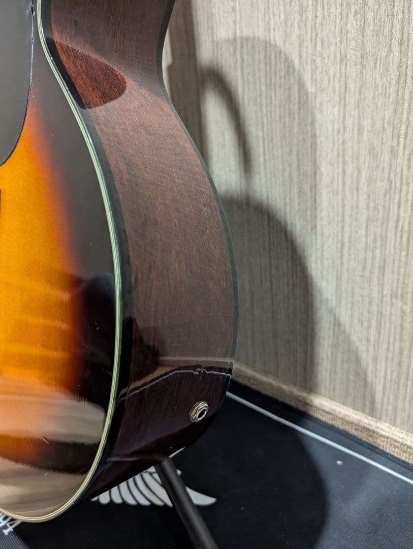 良音/Takamine　T-G1TBS 改チューナー付エレアコ　ケース付