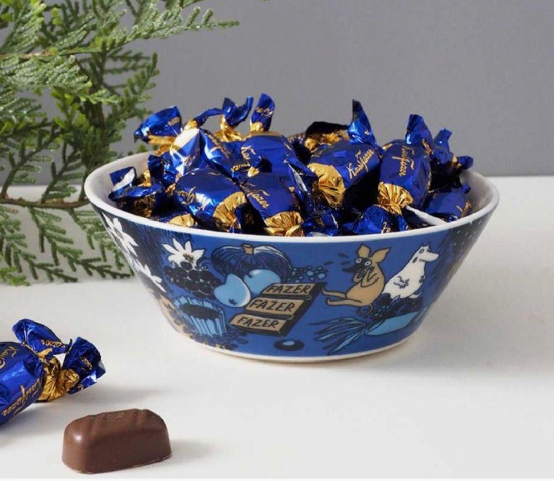 ムーミン x アラビア x ファッツェル コラボ ボウル 15cm　チョコレート