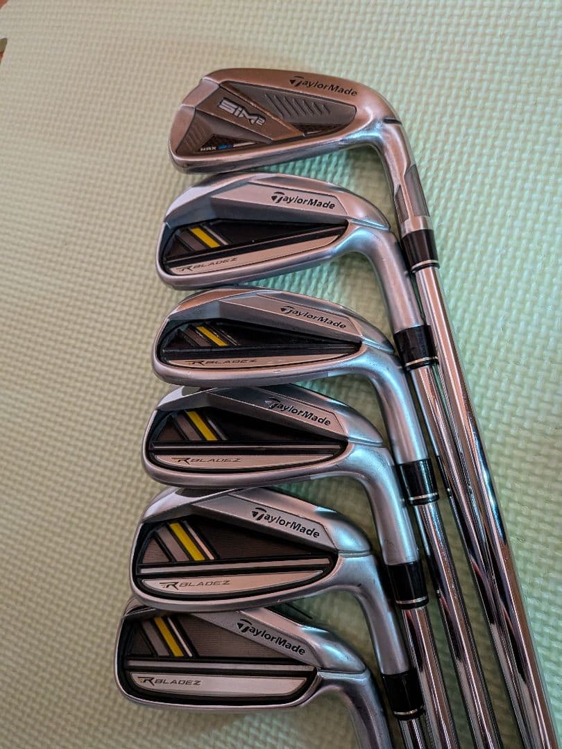 テーラーメイド　RBLADEZロアイアン5本 + Sim2 max アイアン7番