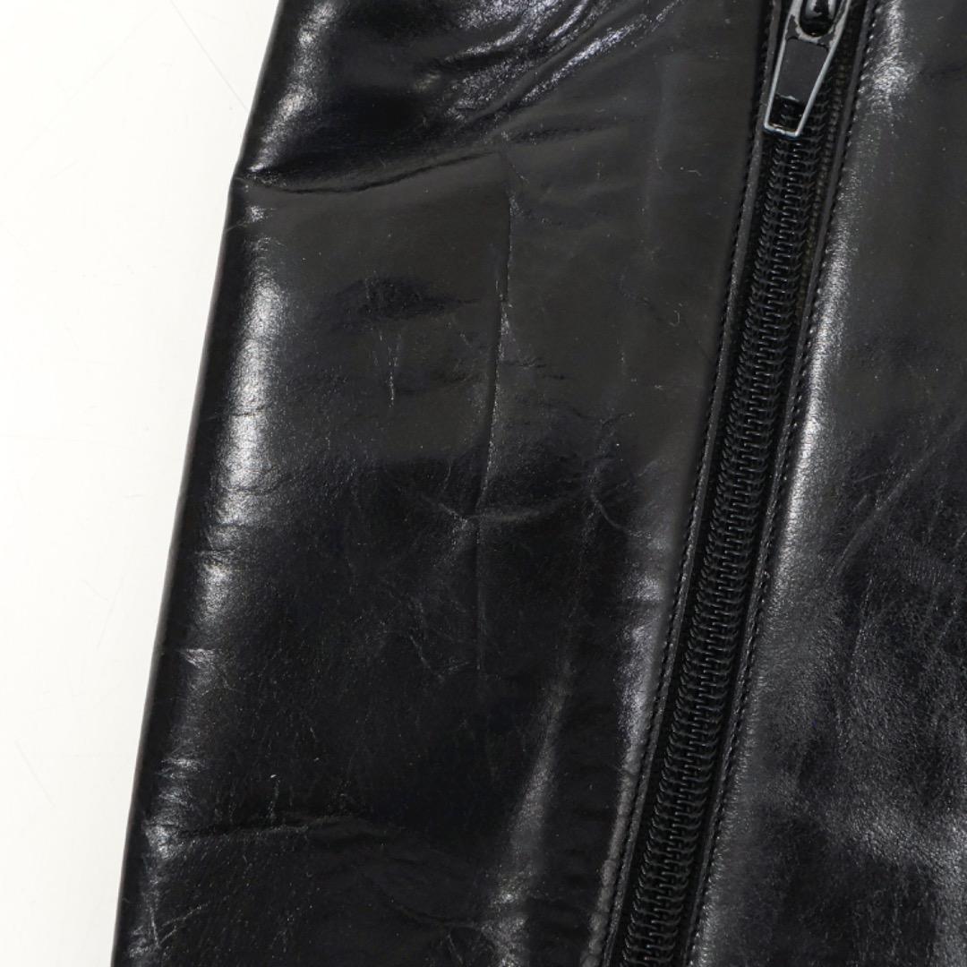 H5259-9◾️マロノブラニク　ベルト付スクエアトゥ　レザーロングブーツ