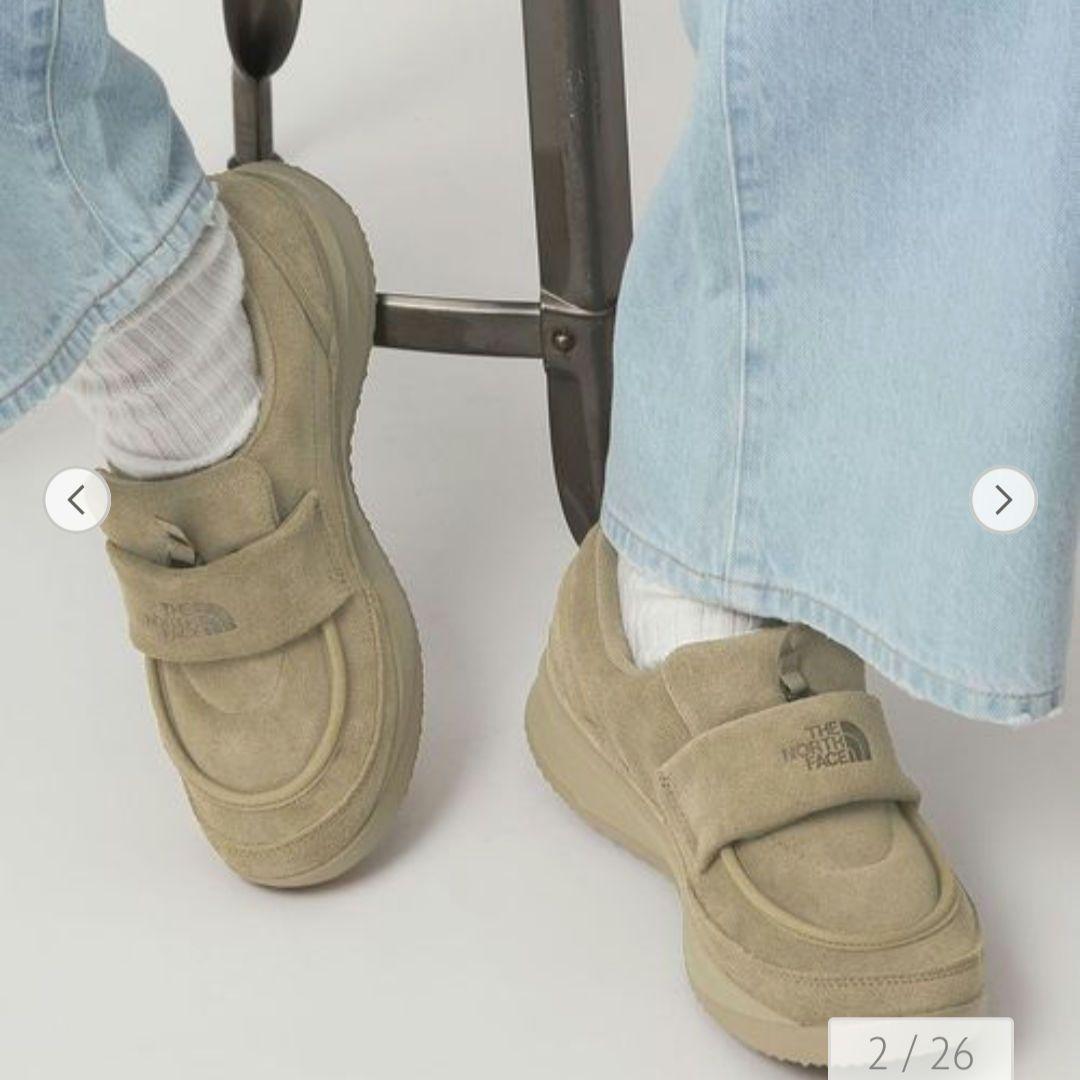 ノースフェイス THE NORTH FACE ヌプシ ローファー スエード 24