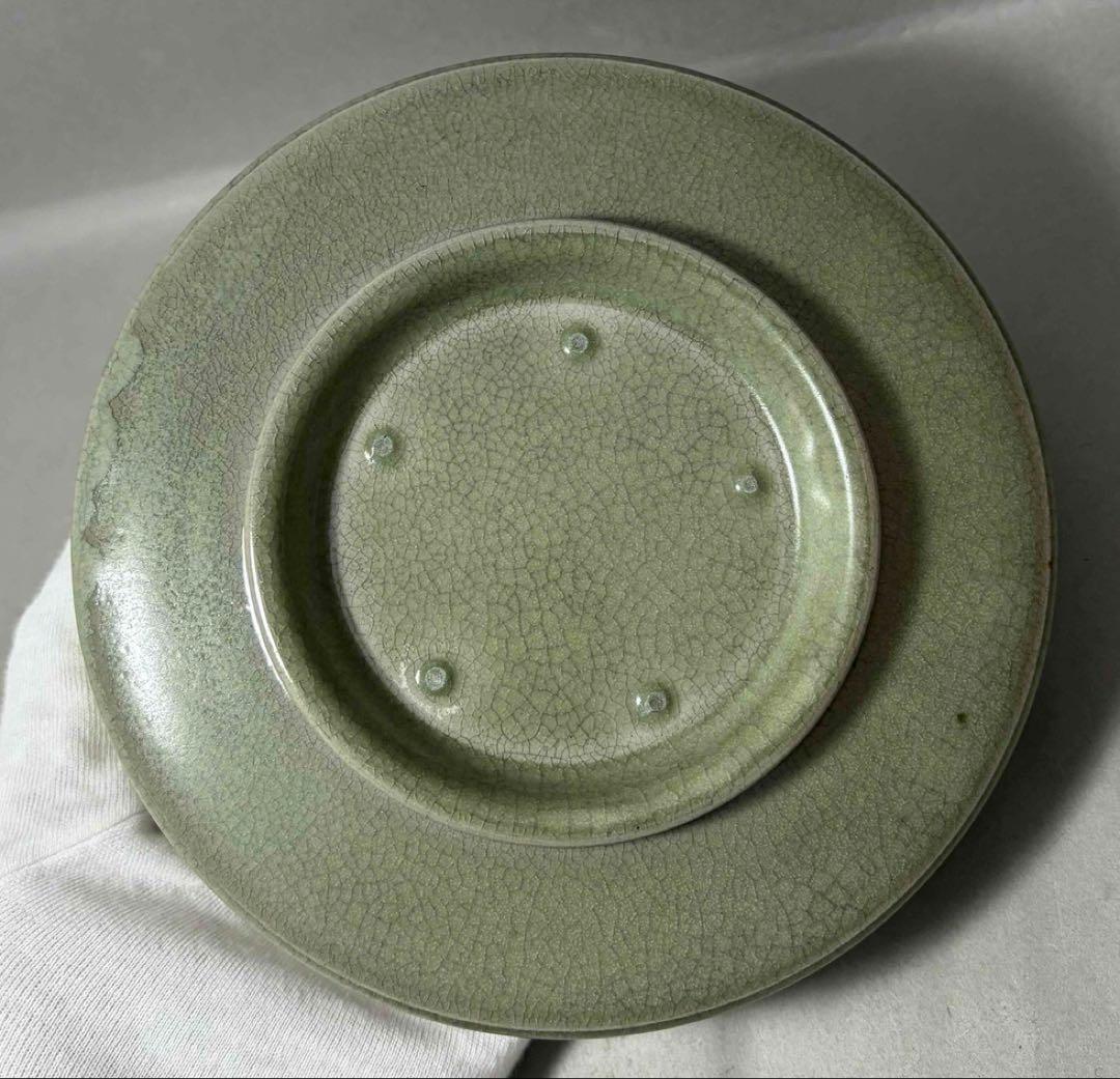 中国 高台付盥形盤(洗筆)　f2260125