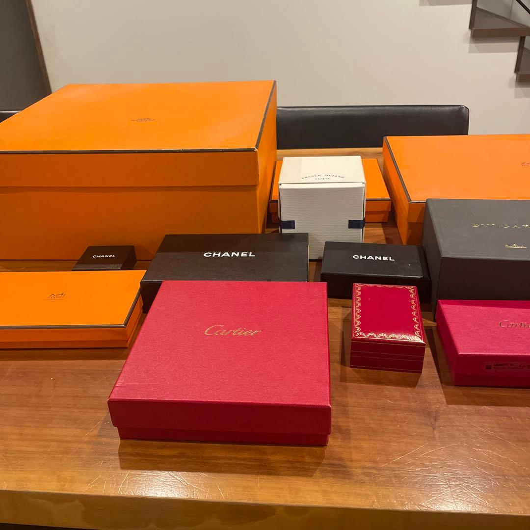 HERMES、CHANEL、Cartier、フランクミューラーBVLGARI