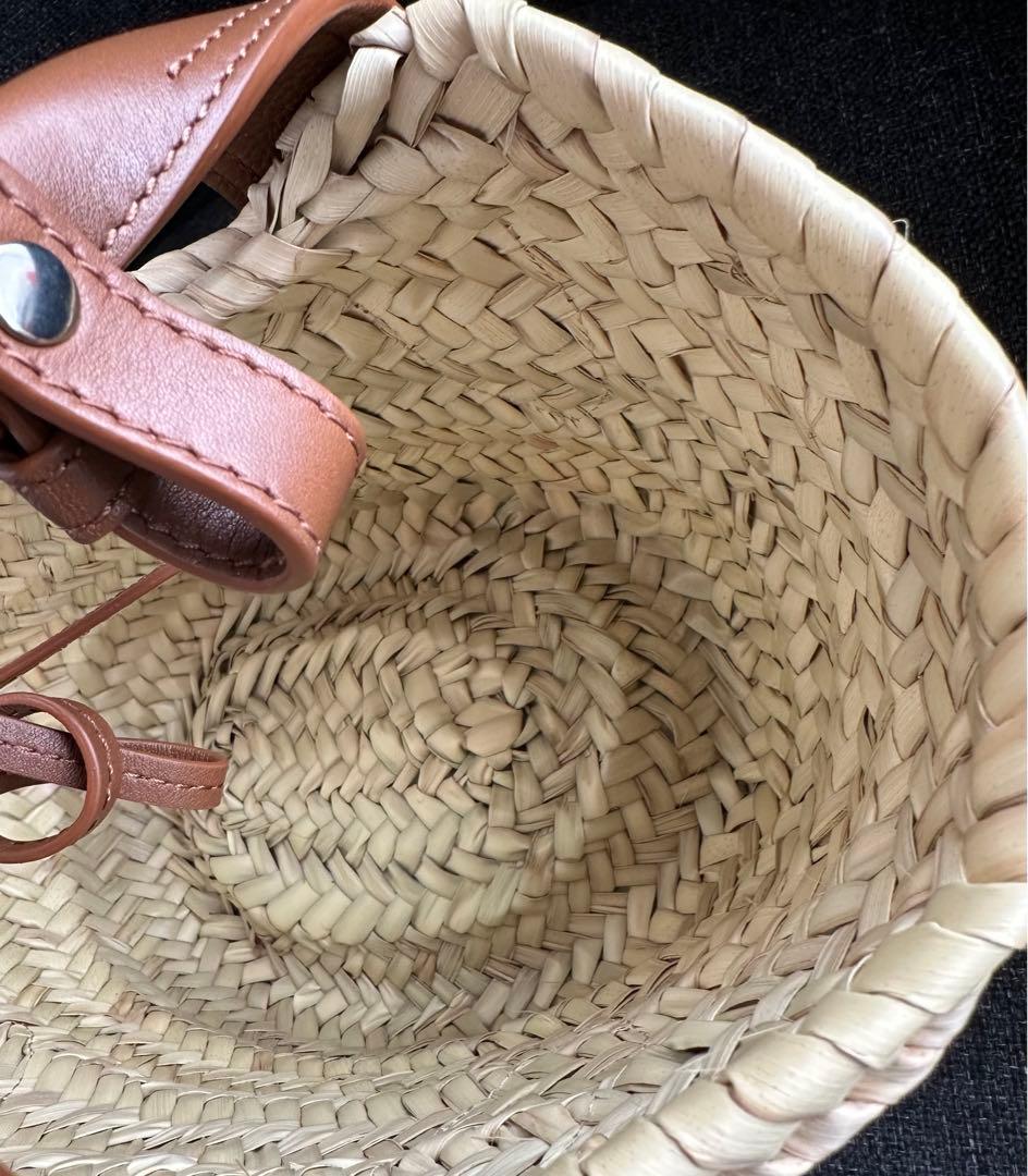 新品未使用品 J&M DAVIDSON バスケット S ラフィア