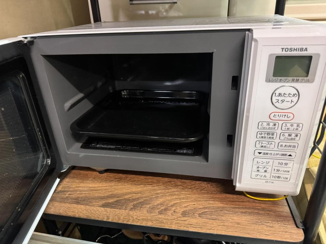 (4460)TOSHIBA 東芝 オーブンレンジ　ER-T16(W) 2021年