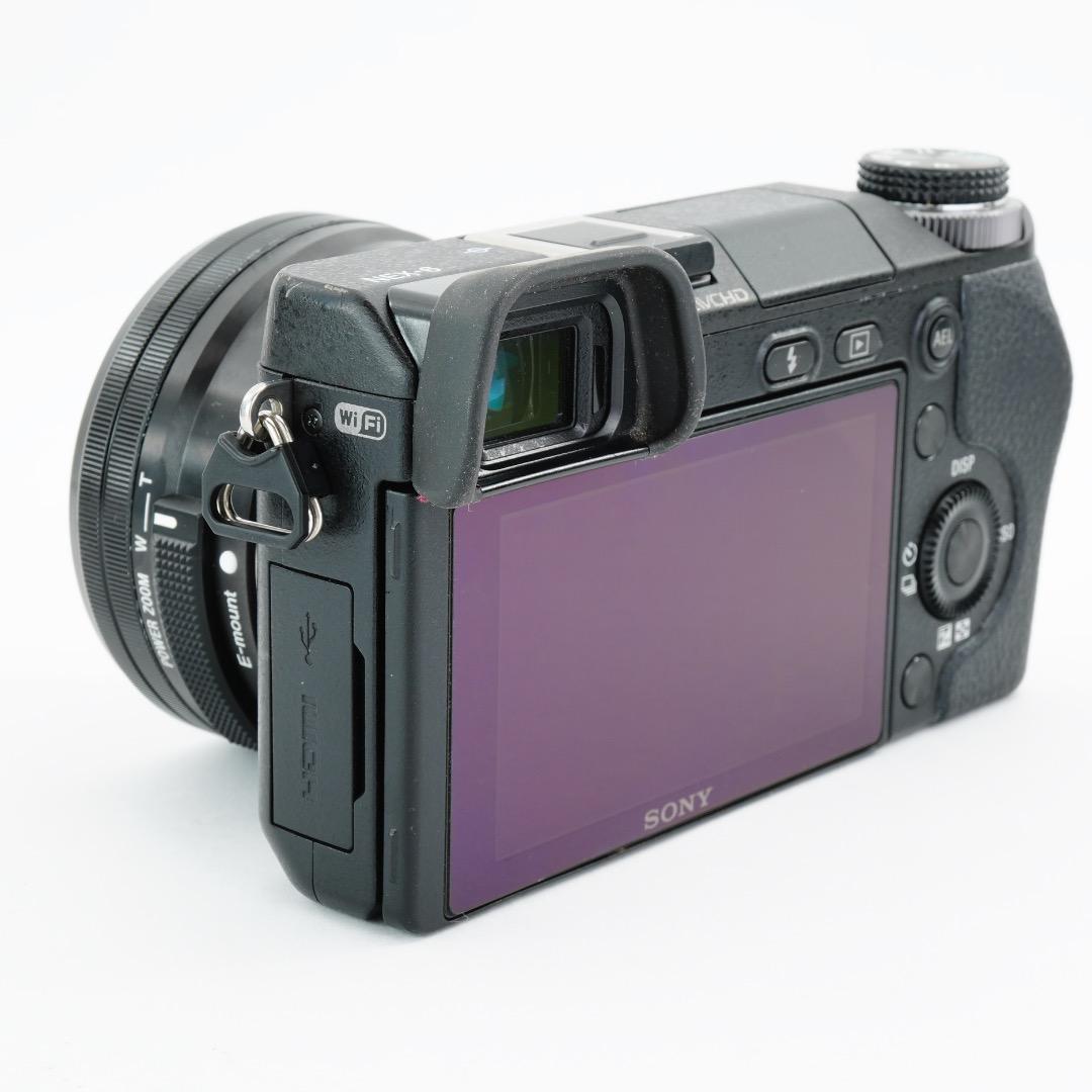 美品 SONY ミラーレス一眼 NEX-6 ズームレンズキット 保護フィルム付き