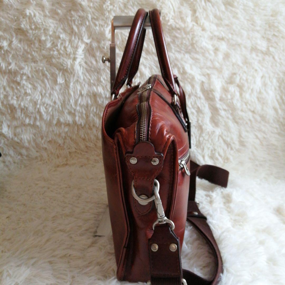 HERGOPOCHエルゴポック　2wayレザービジネスバッグ