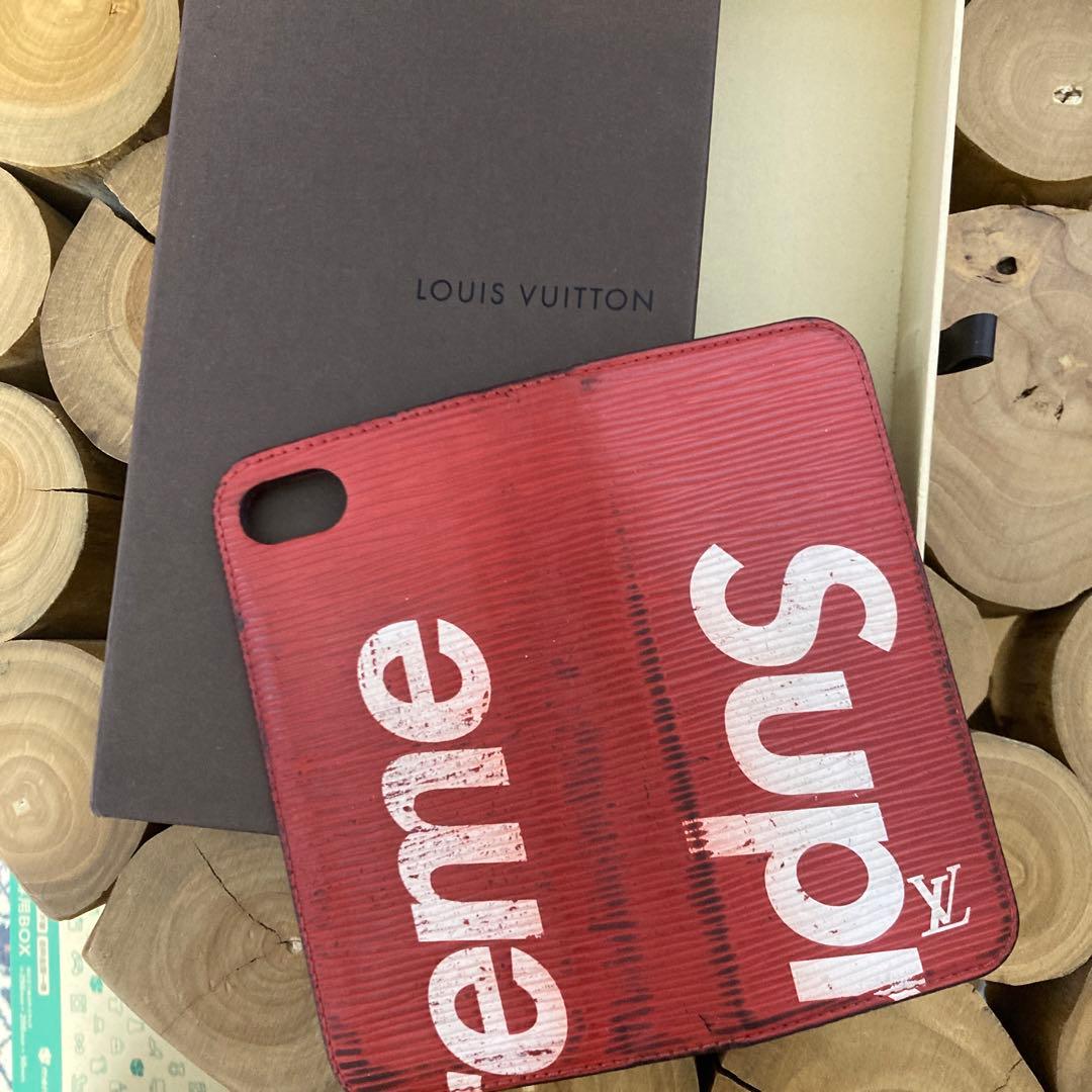 ルイヴィトン supreme シュプリーム iPhoneケース 手帳型