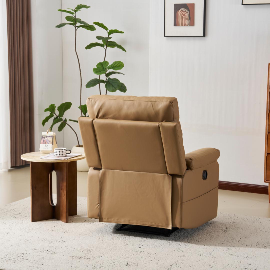 リクライニングソファー 165° 調整 リクライニングソファ【ライトコーヒー】