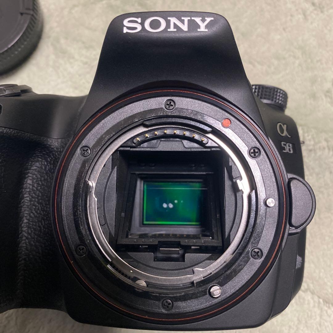 値下げ シャッター回数1197回 SONY α58 SLT-A58Wズームセット