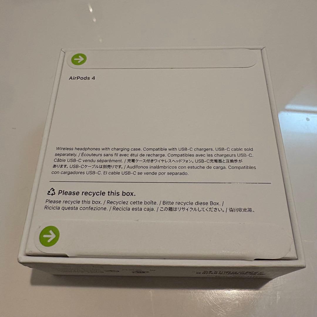 未開封 Apple AirPods 4 本体 新品
