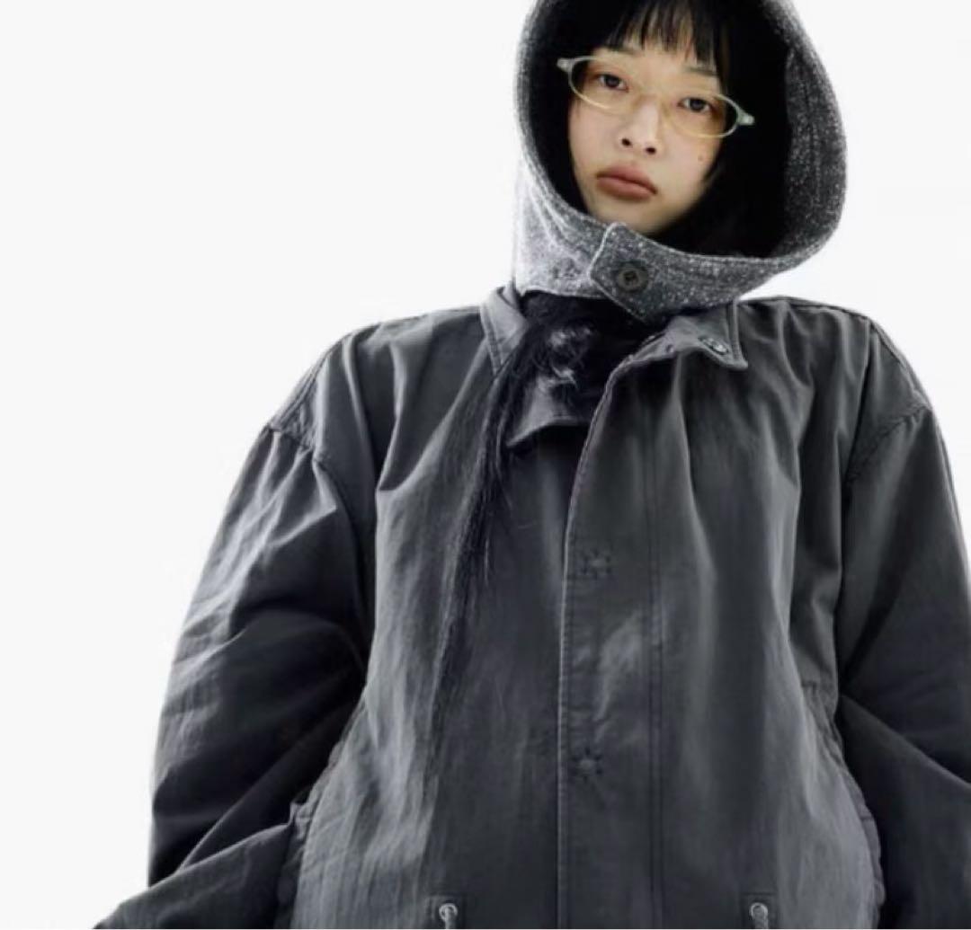 COYSEIO WASHED MILITARY ジャケット ダークグレー