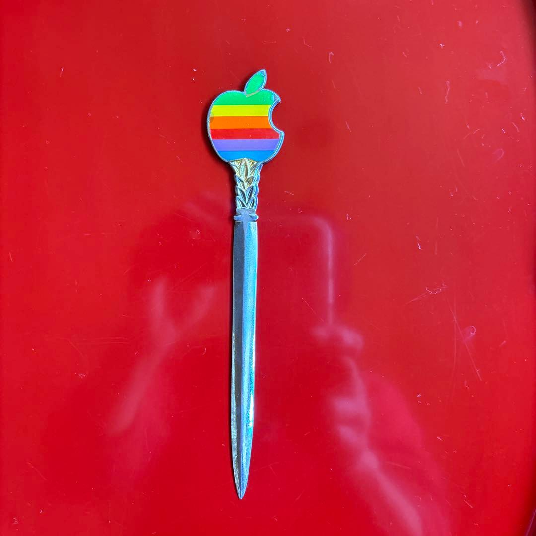 アップル　ノベルティ　ペーパーナイフ　レア