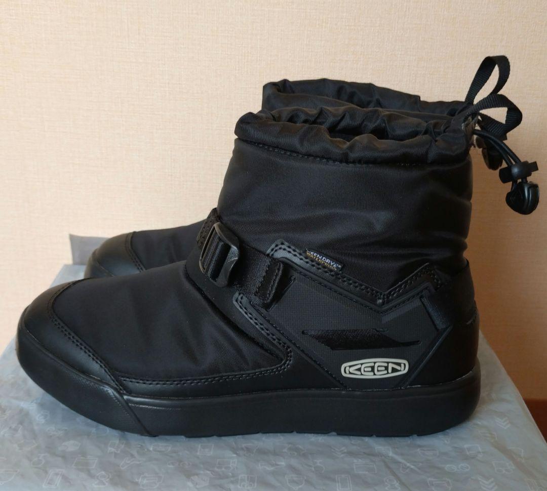 【美品】KEEN ウィメンズ フッドロメオ ミニブーツ ブラック