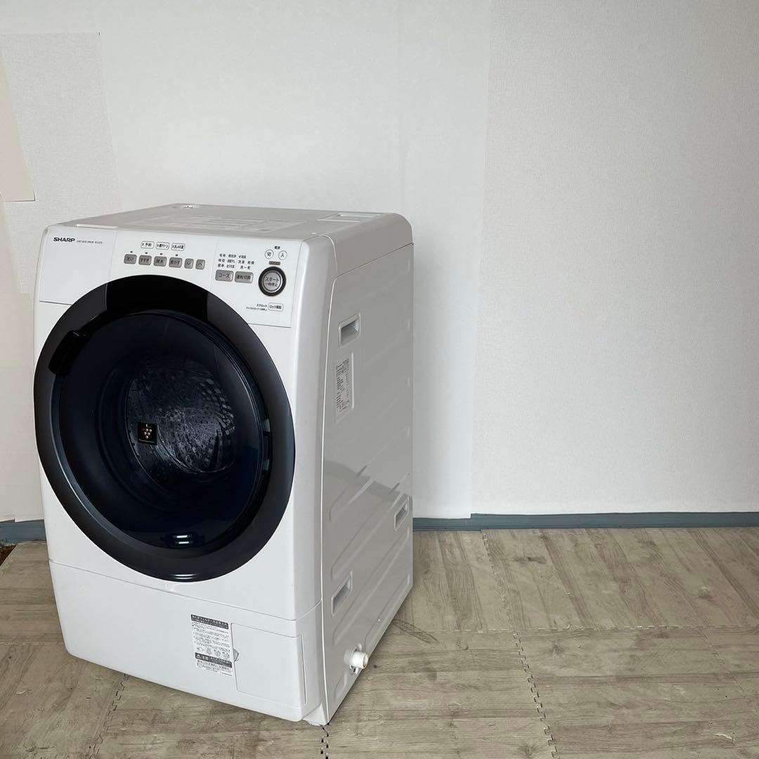 配送設置無料　SHARP ドラム 7キロ　19年製　大容量