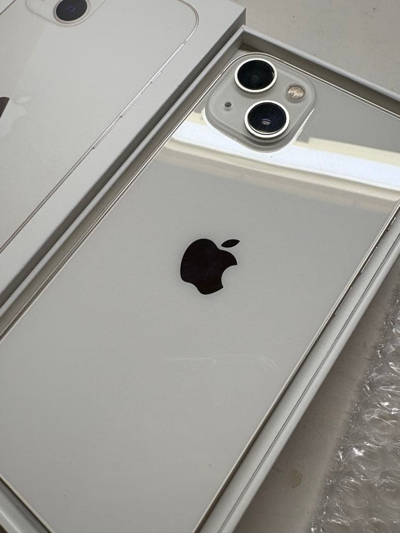 【美品 iPhone13 128GB 】 SIMフリー・未使用ケーブル付き