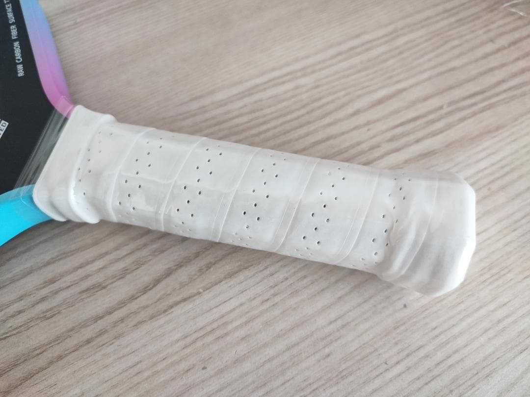 ピックルボール パドル T700 生カーボンファイバー ピンク ブルー1