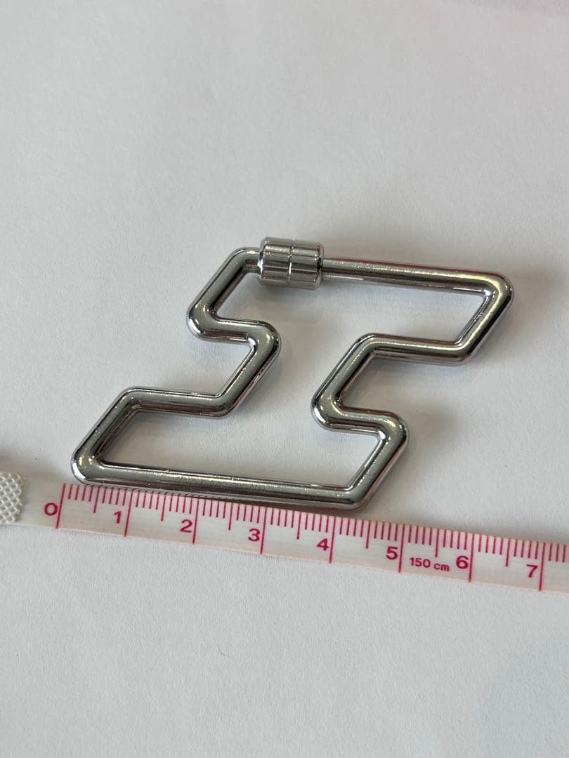 HERMES エルメス　シルバー キーリング Hロゴ　Hトゥスピード