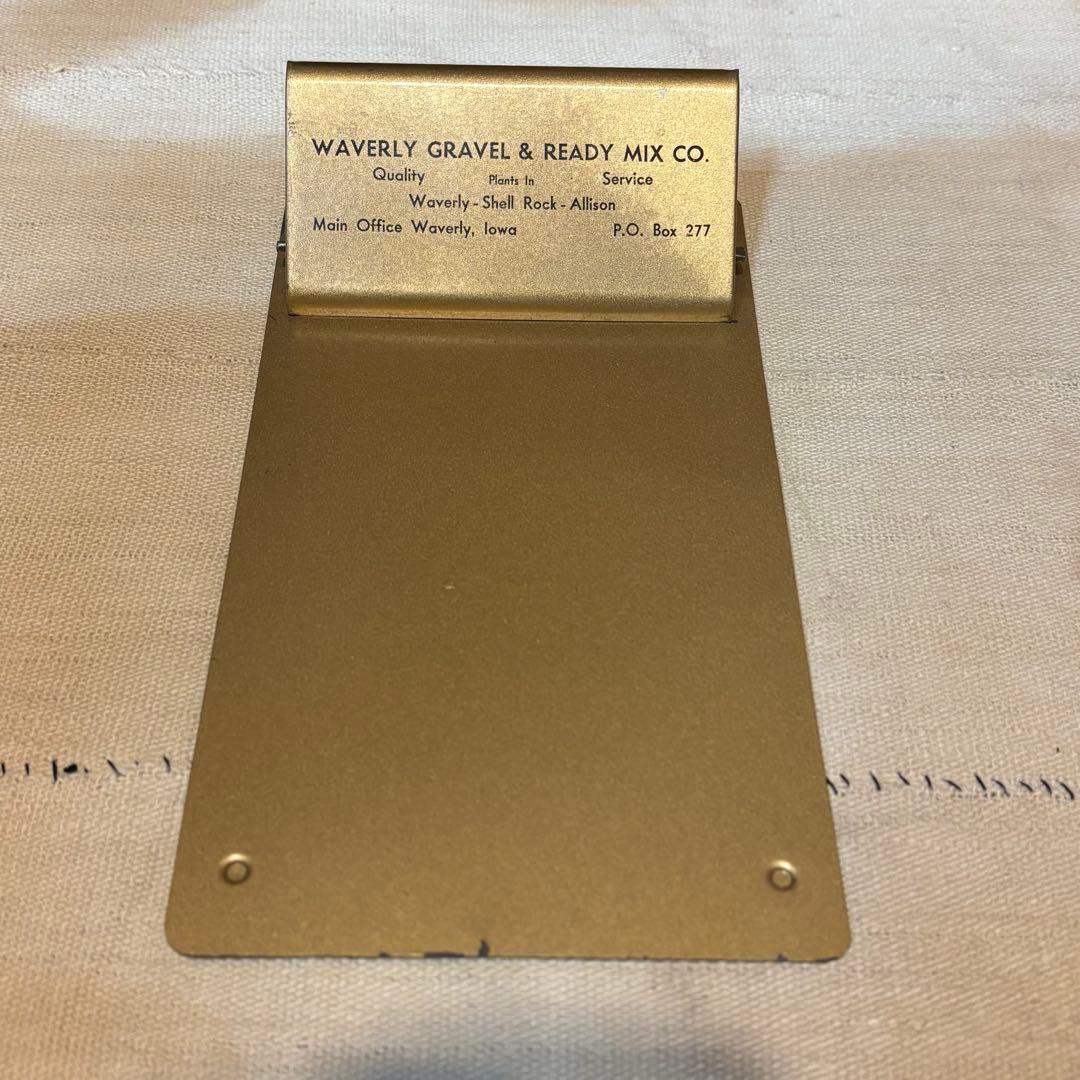 アンティーク雑貨 USAVINTAGE L CLIPBOARD WAVERLYGRAVEL