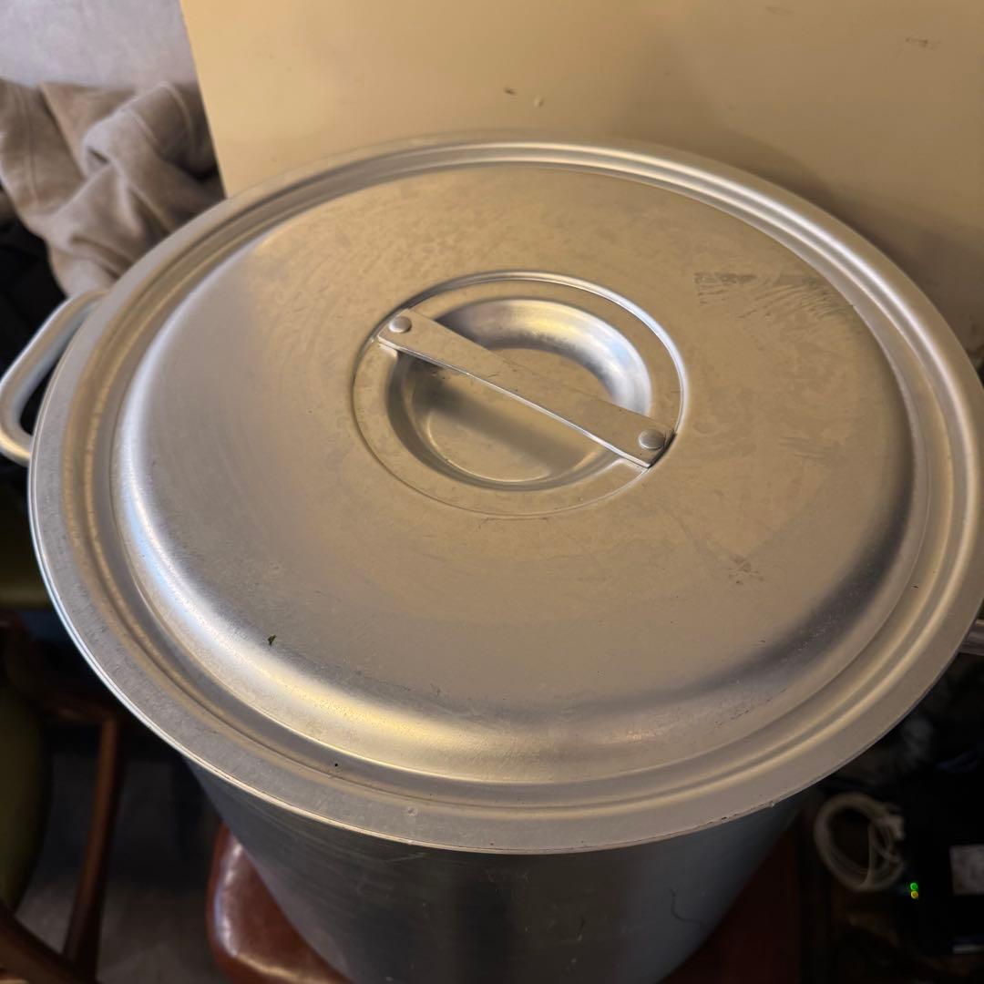 【寸胴鍋✨】TKG アルミニウム寸胴鍋36ℓ 蓋付き