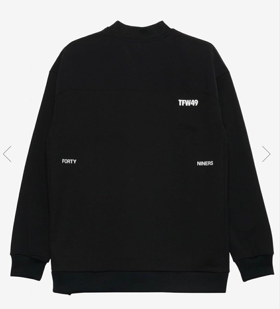 メンズウェア TFW49 HALF MOCKNECK TEE XL BLACK