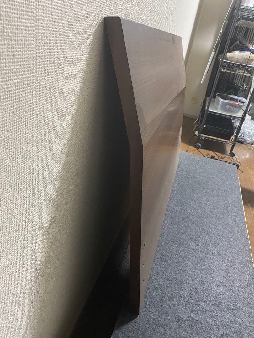 りゅうシモンズ セミダブルベッドフレーム 引き出し付き ダークブラウン