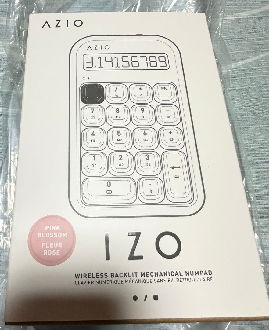 入手困難　AZIO Pink Blossom テンキー　電卓　ピンク　新品