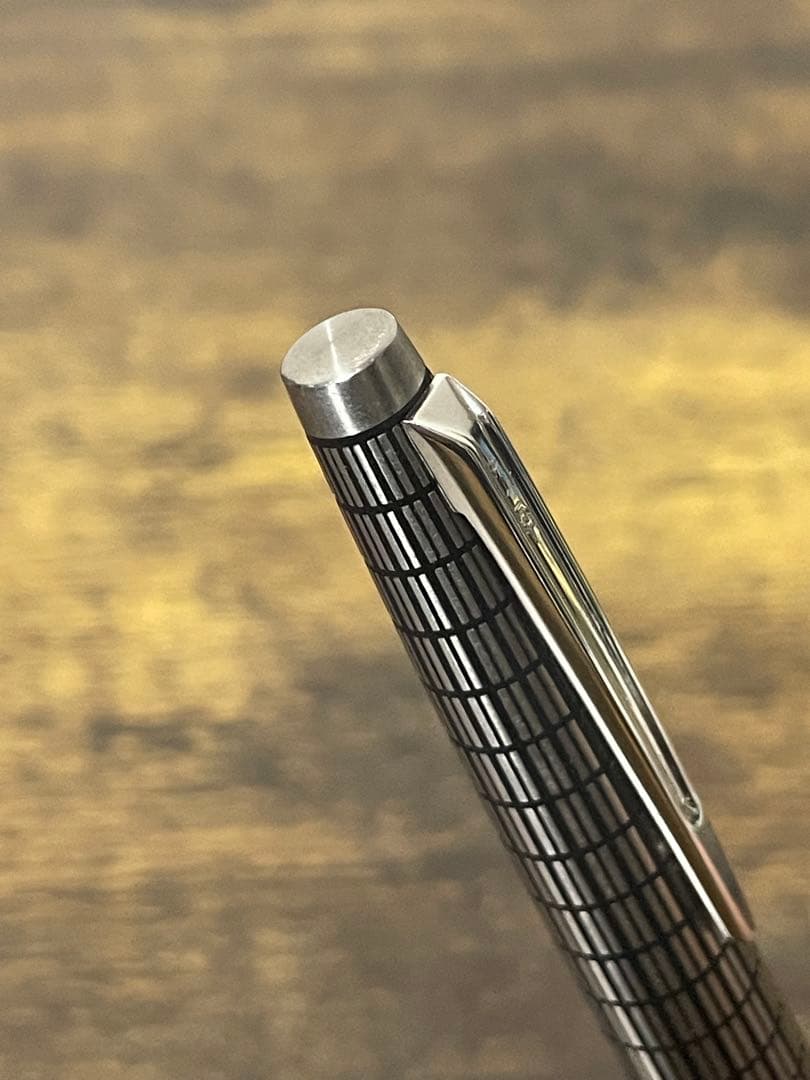 新品未使用　1977年製　蝕刻　エリート　18金　万年筆　パイロット　細字