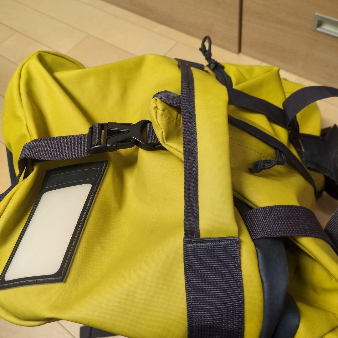 デカトロン FORCLAZ リュック ダッフルバッグ 80L-120L イエロー