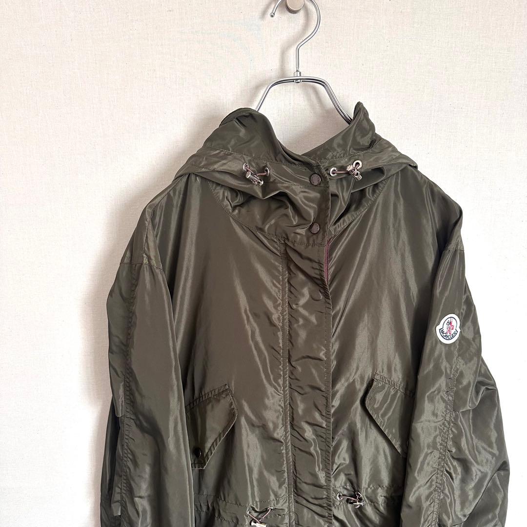 〈 MONCLER 〉Nylon Long Hooded Spring
