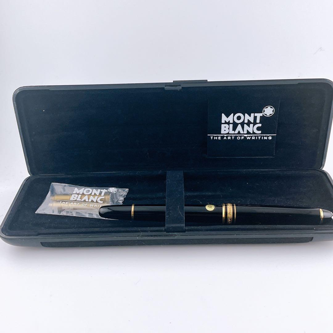 モンブラン 万年筆 マイスターシュティック 14K ケース　インク付き　EF