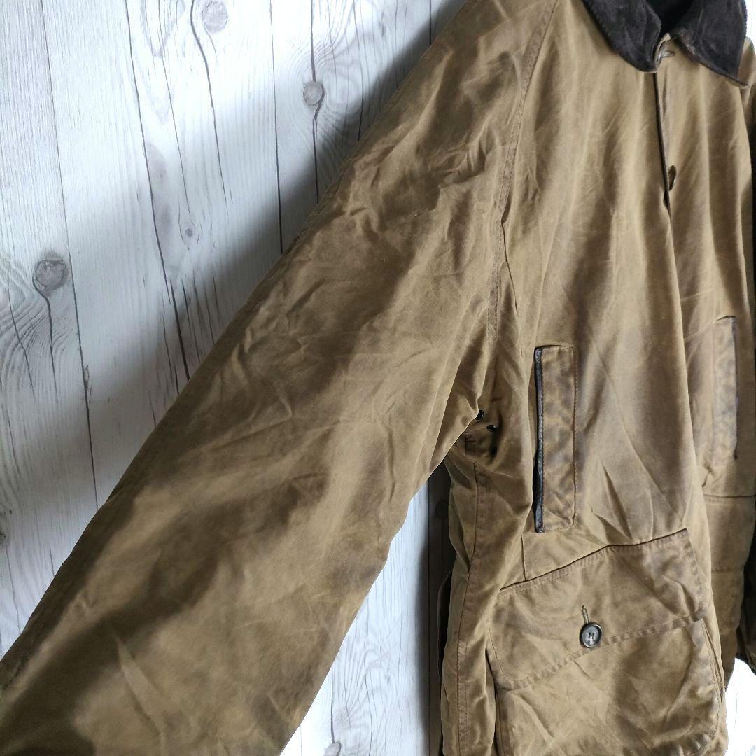 希少♪ バブアー オイルドジャケット BEAUCHAMP 英国製 茶 2XL