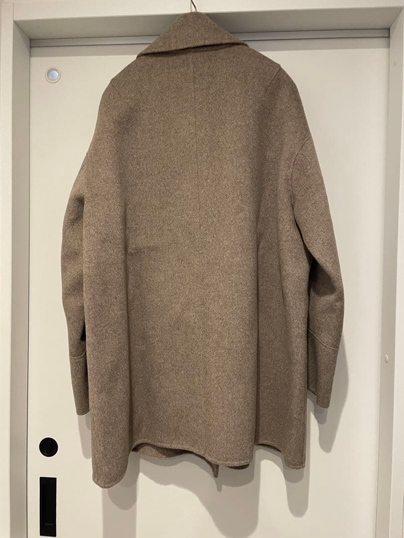 evernavy エバーネイビー ウールリバーPコート ベージュ　M