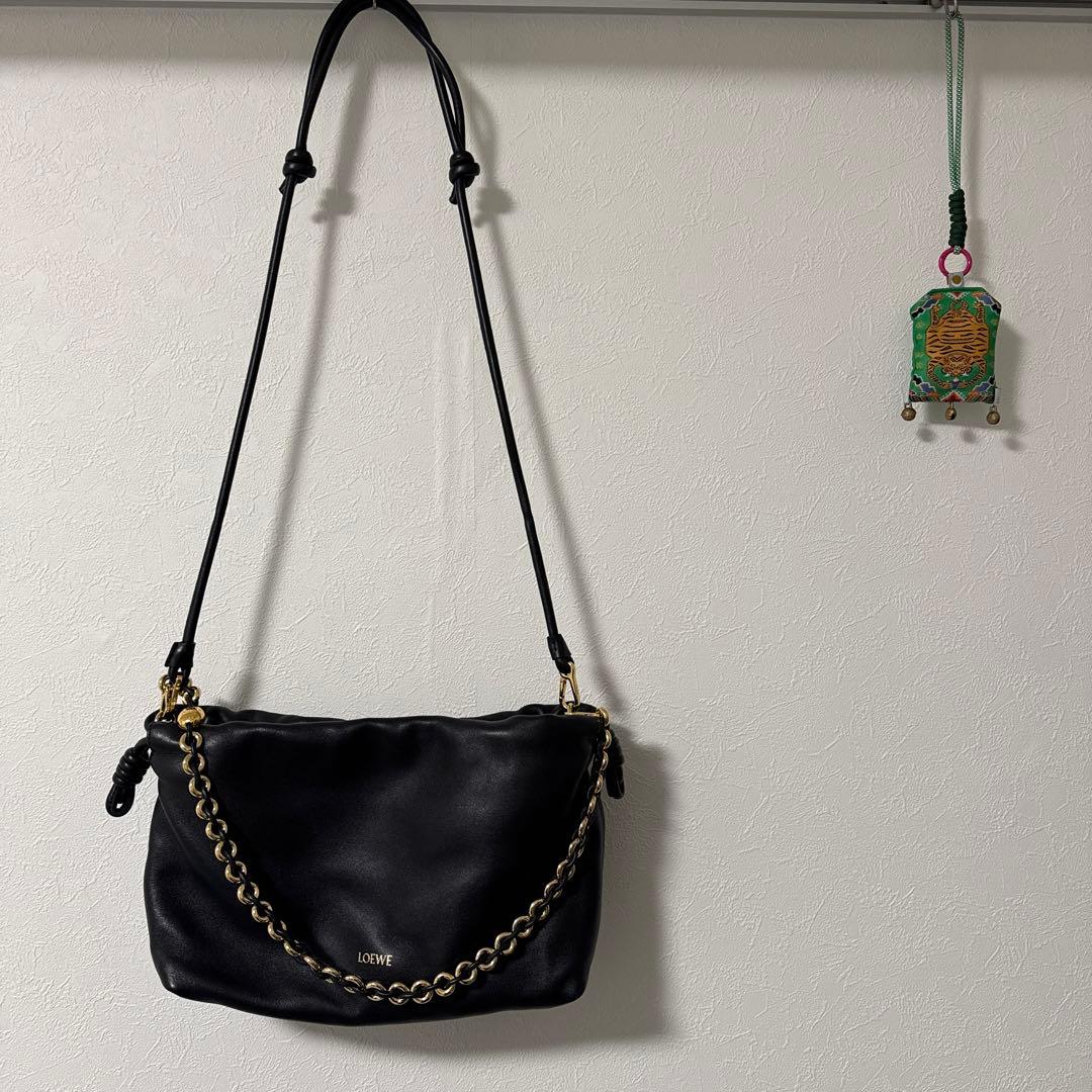 ✨【極美品】LOEWE ロエベ レザー 2WAY ショルダーバッグ ゴールド金具