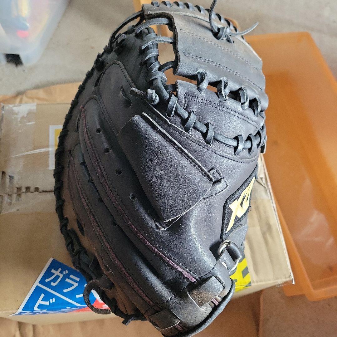 ミズノ　Xa　ZETT ソフトボール用　キャッチャーミット、グローブ 黒