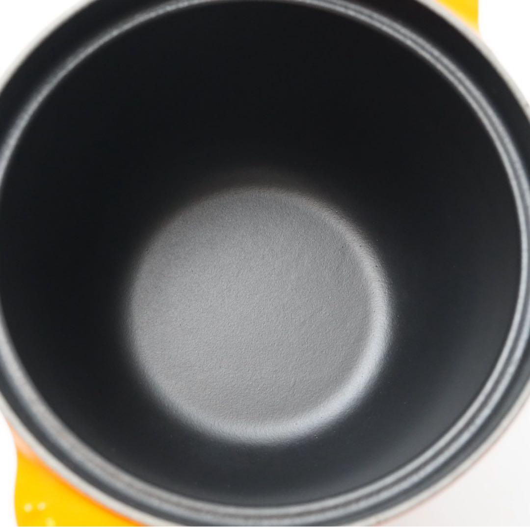 【美品】LE CREUSET　ココット エブリィ オレンジ 18cm