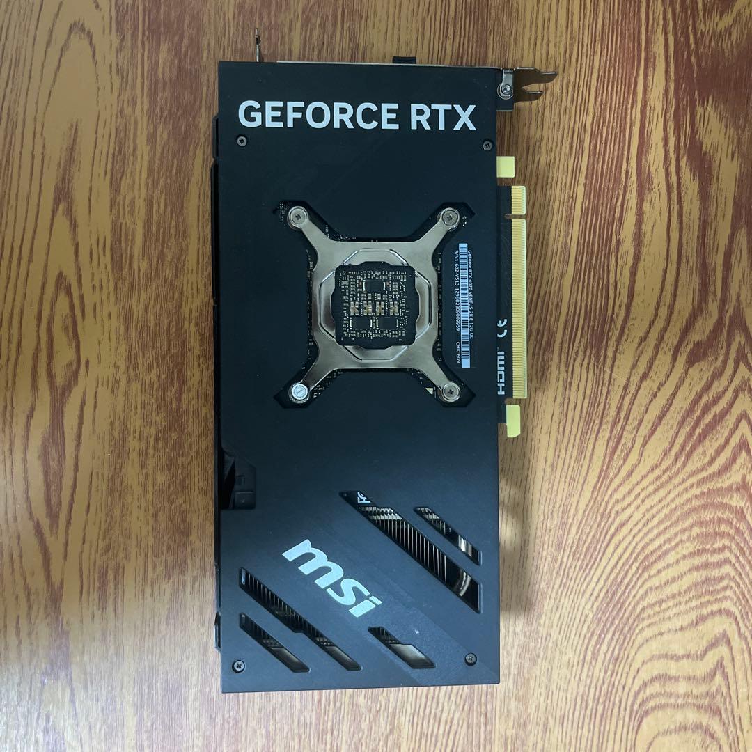 GeForce RTX 4070 MSI グラフィックボード デュアルファン