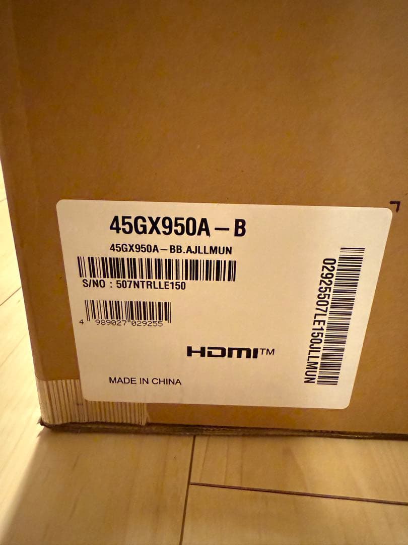 LG 45GX950A-B 44.5インチ OLEDモニター